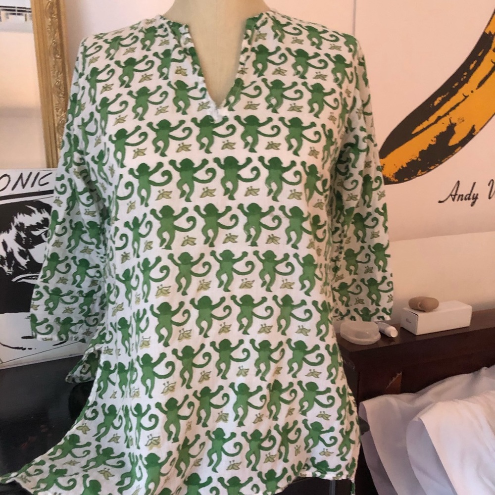 Roller Rabbit Monkey Tunic